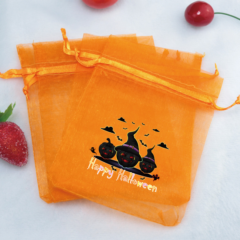 Halloween ws04-7 [orange gauze bag]; 11x16cm