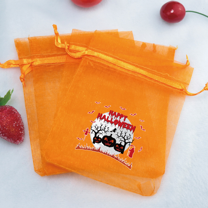 Halloween ws04-8 [orange gauze bag]; 11x16cm