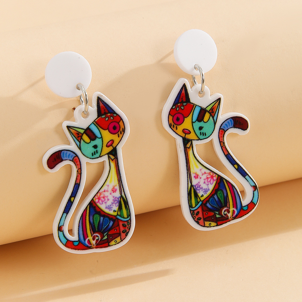 Colorful cats