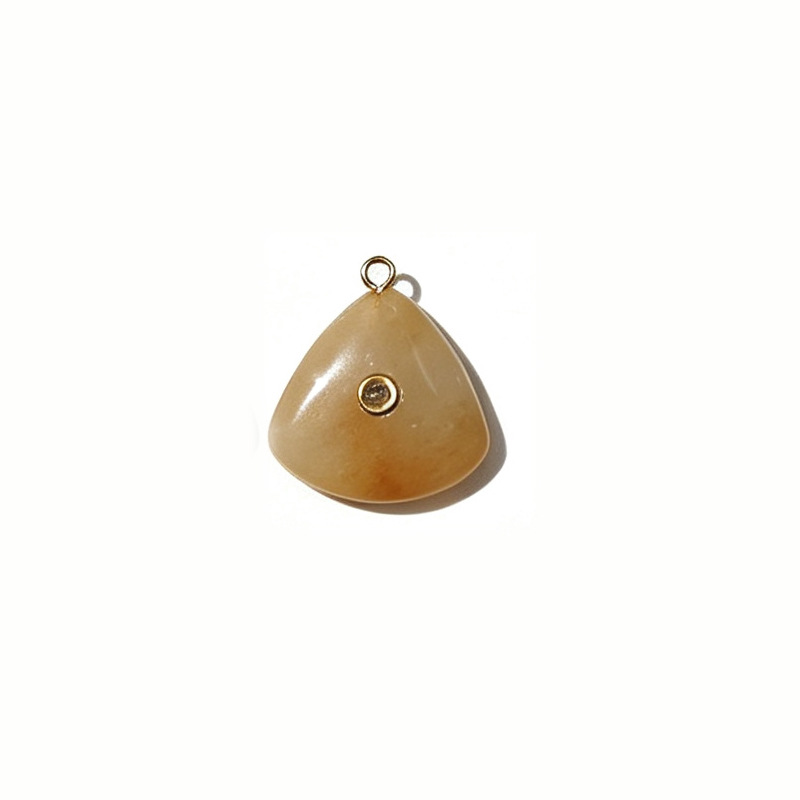Yellow jade stone
