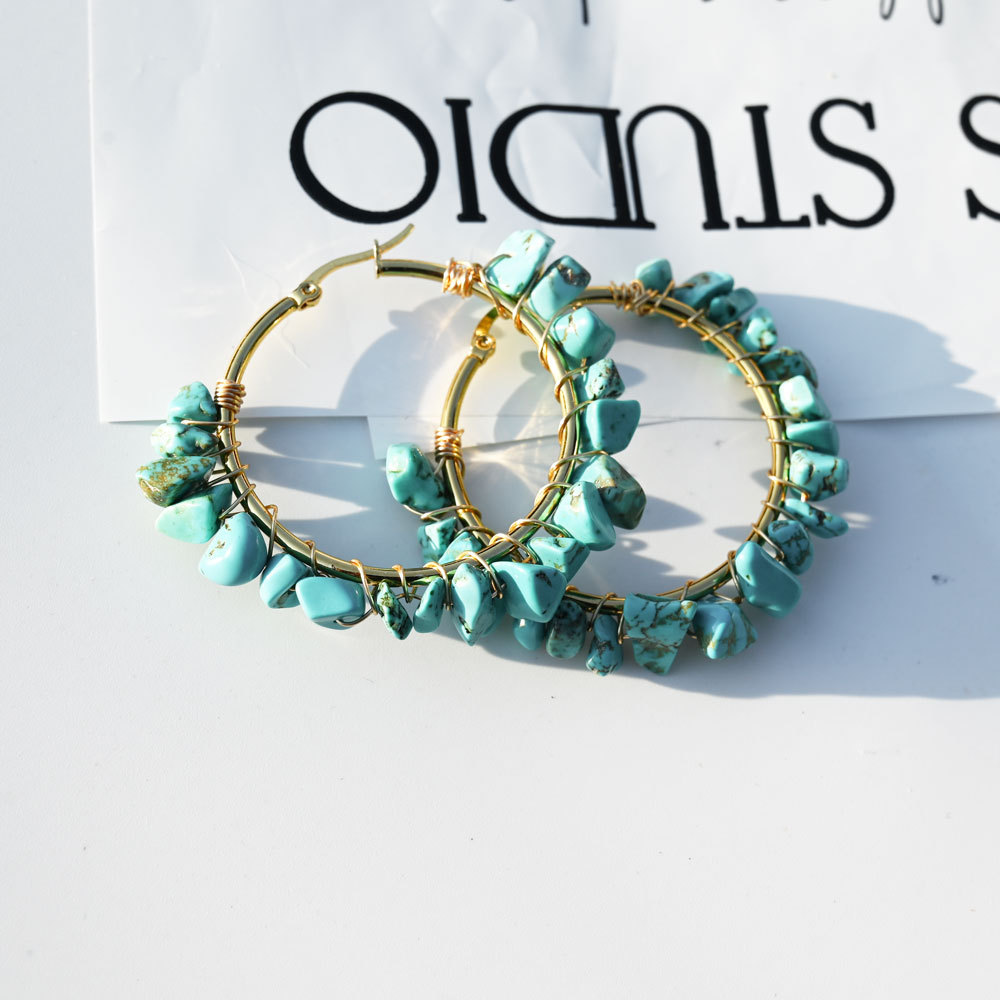 Synthetic blue turquoise