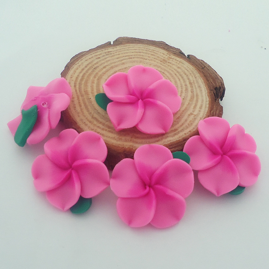 Light Rose red flower root string hole