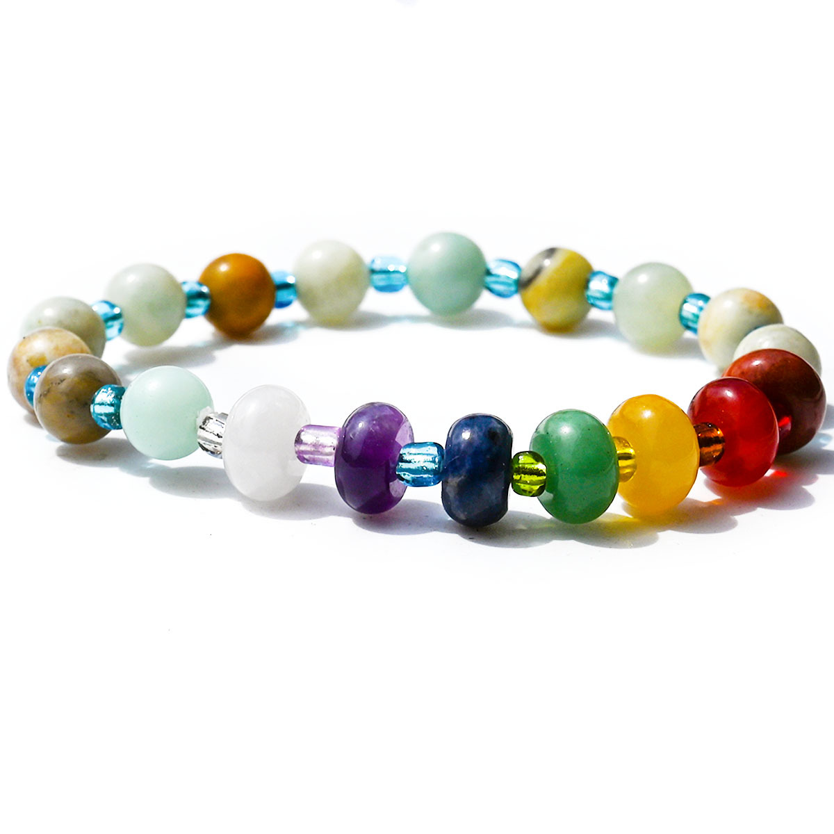 Amazon beads + abacus colorful stones