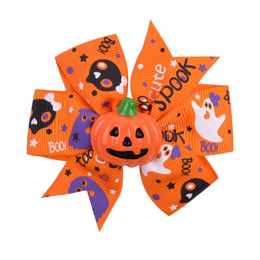 Orange Pumpkin (Purple Black Ghost)