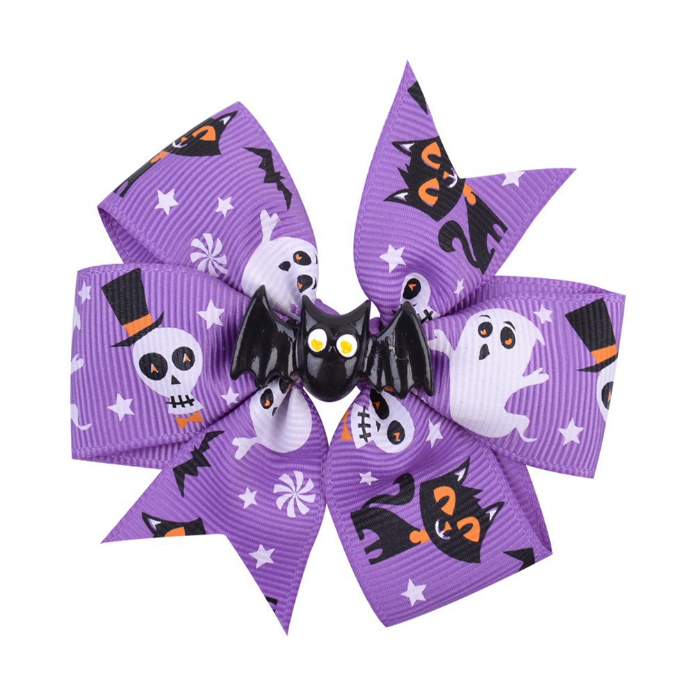 Purple Bat (Black Cat White Skull Ghost)