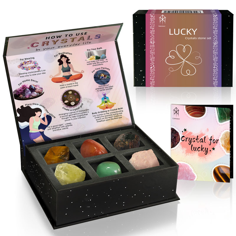 Sjth09-lucky crystal set box