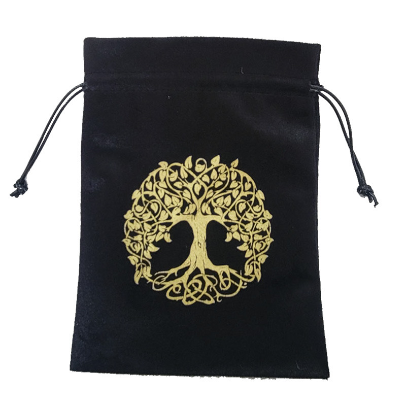 The tree of life black bag * 13*18cm