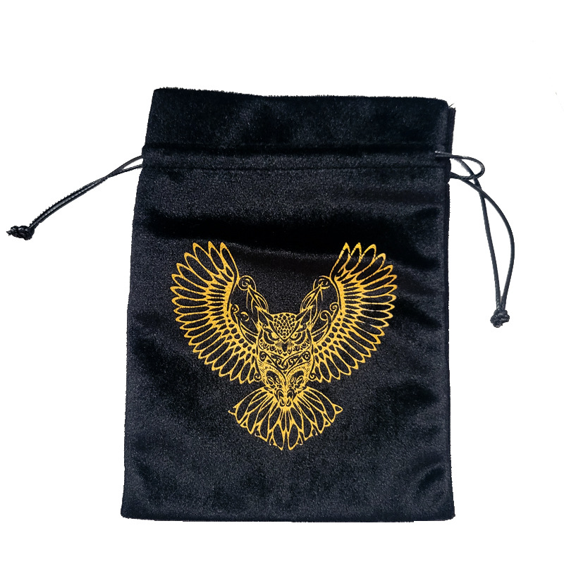 Owl black bag * 13*18cm