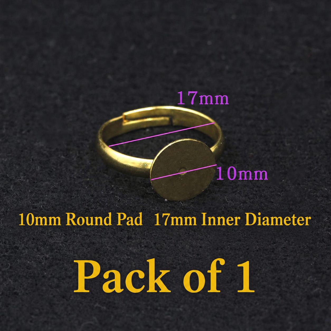 10mm pad 17mm inner diameter