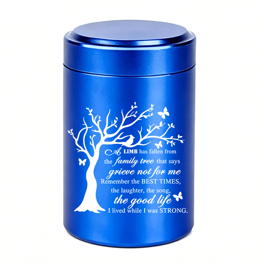 Blue jar 70x45mm