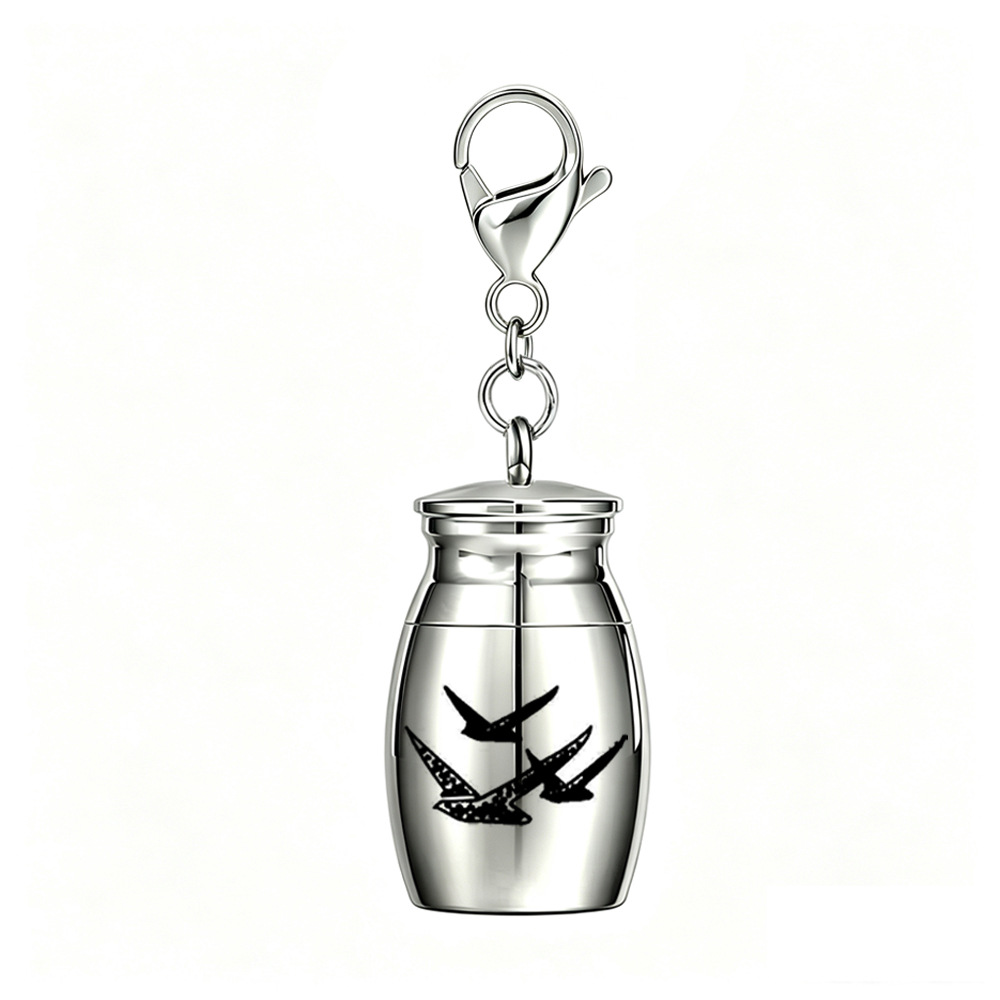 Peace dove jar 25*16mm lobster clasp No. 15