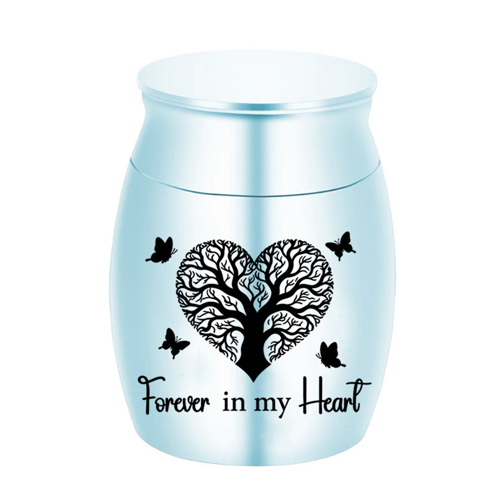 Sky blue jar 30x40mm