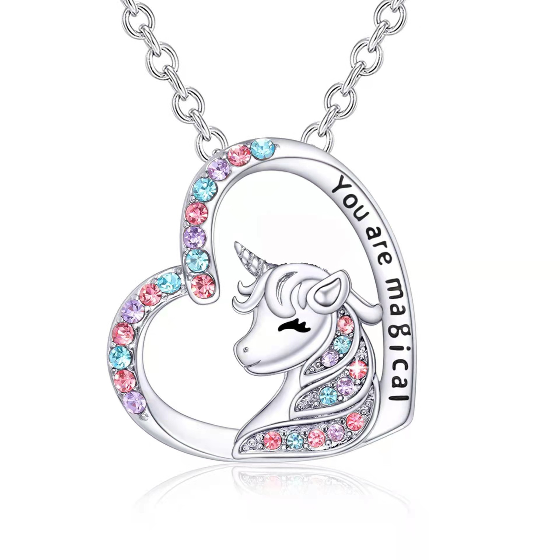 Women's unicorn Silver 45cm