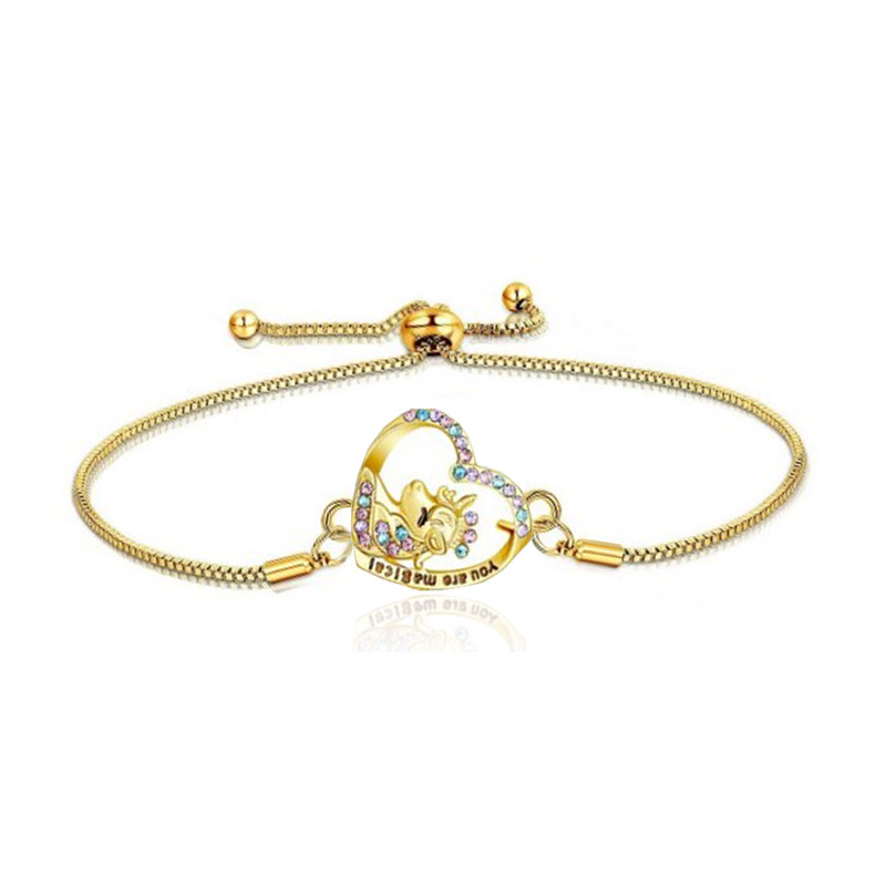 Women's One-horn Crown beast Gold (bracelet)