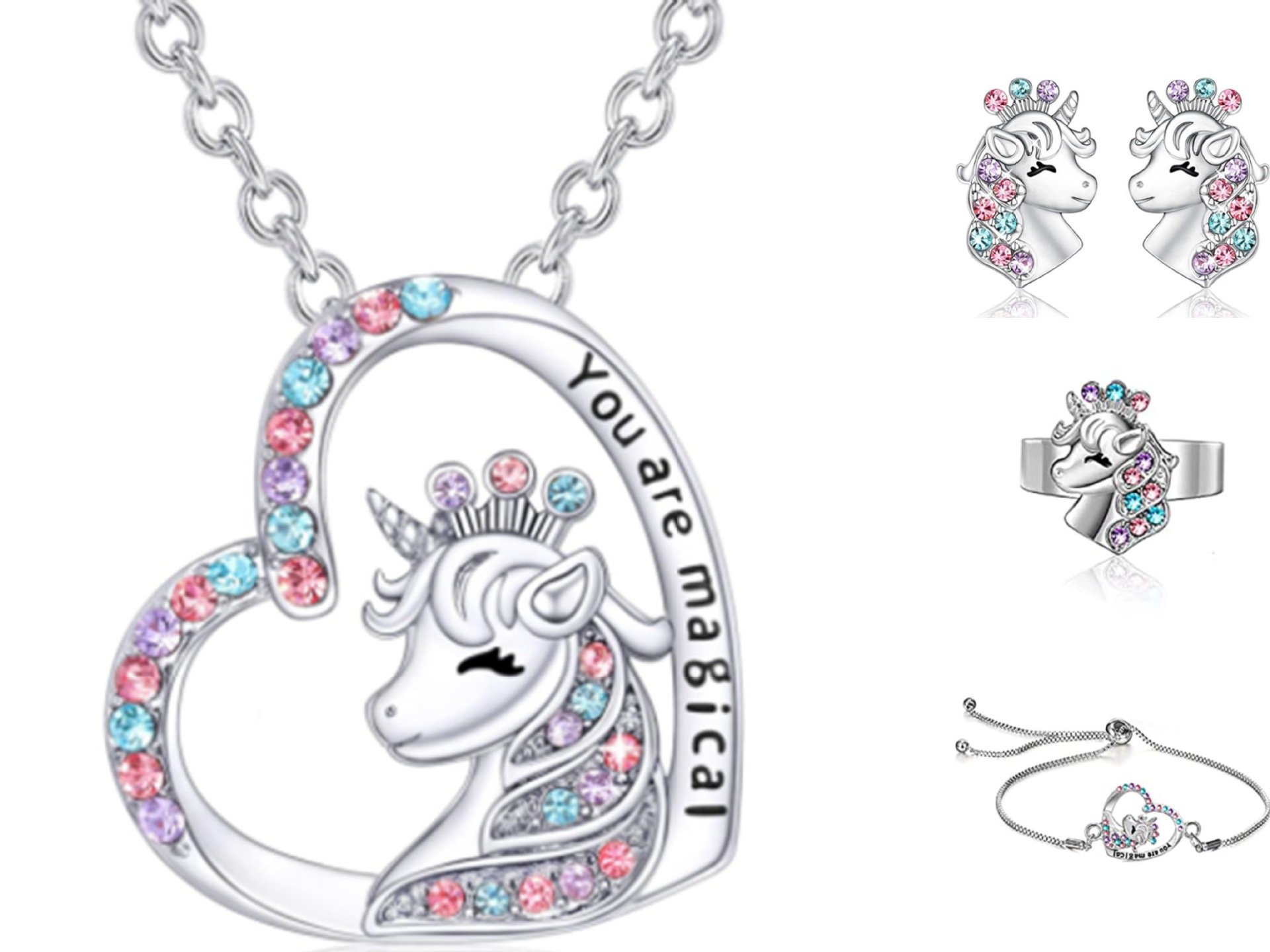 Women's crown unicorn Silver (suit)