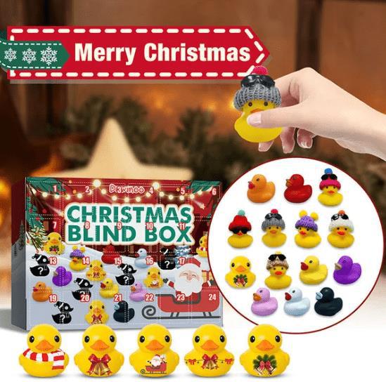 New christmas duck-18 pieces in color box (red box)