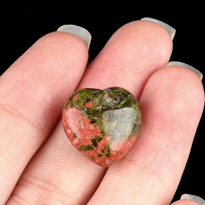 Floral green stone