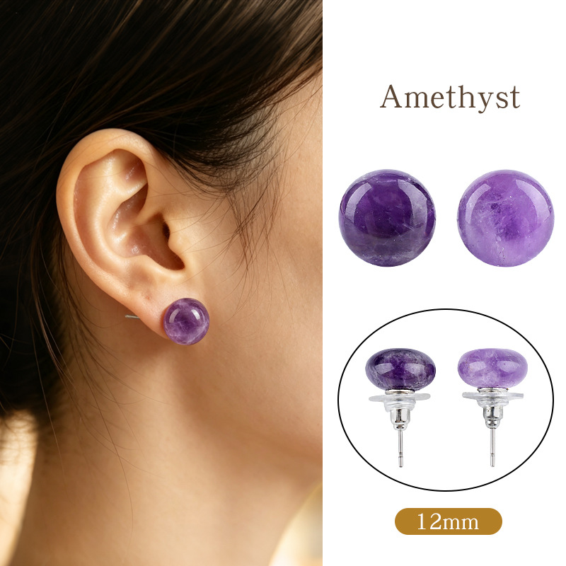 Amethyst earrings