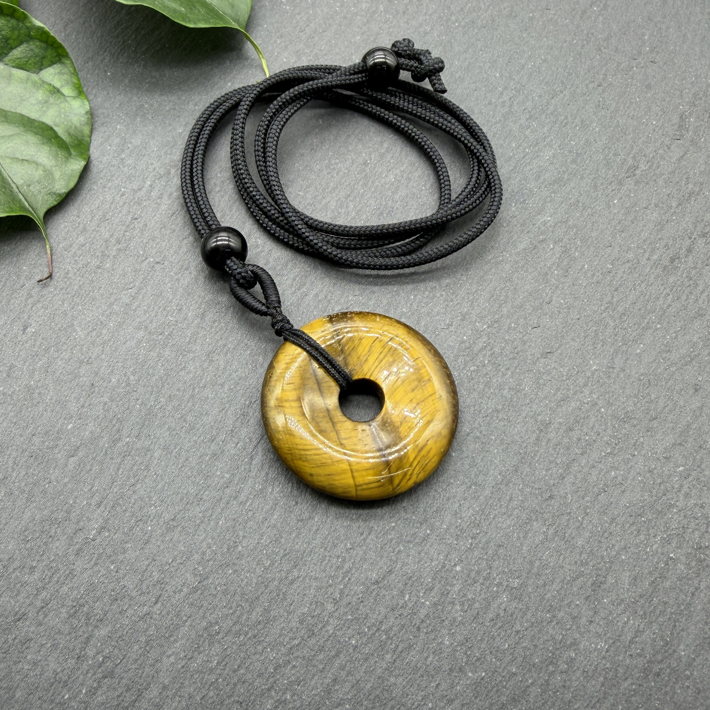 A piece of tiger eye stone