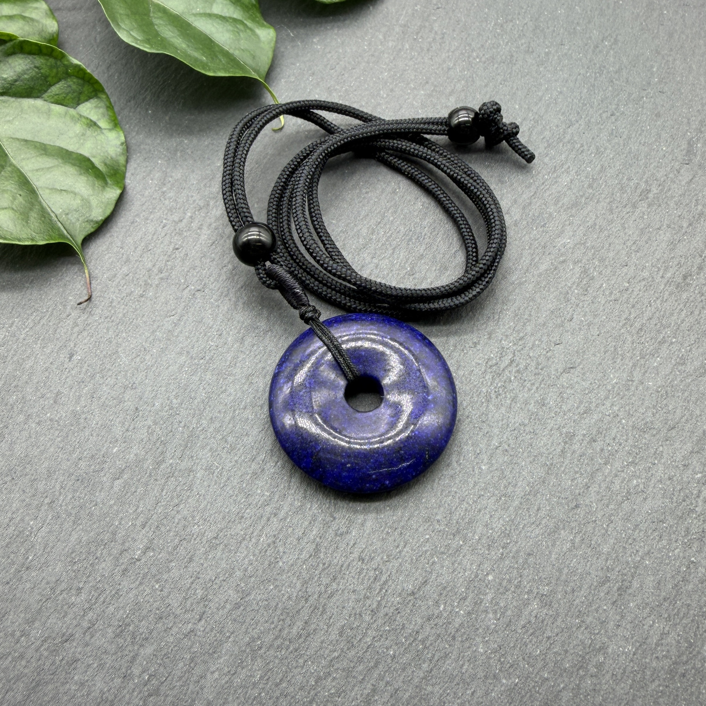 A piece of lapis lazuli with added color