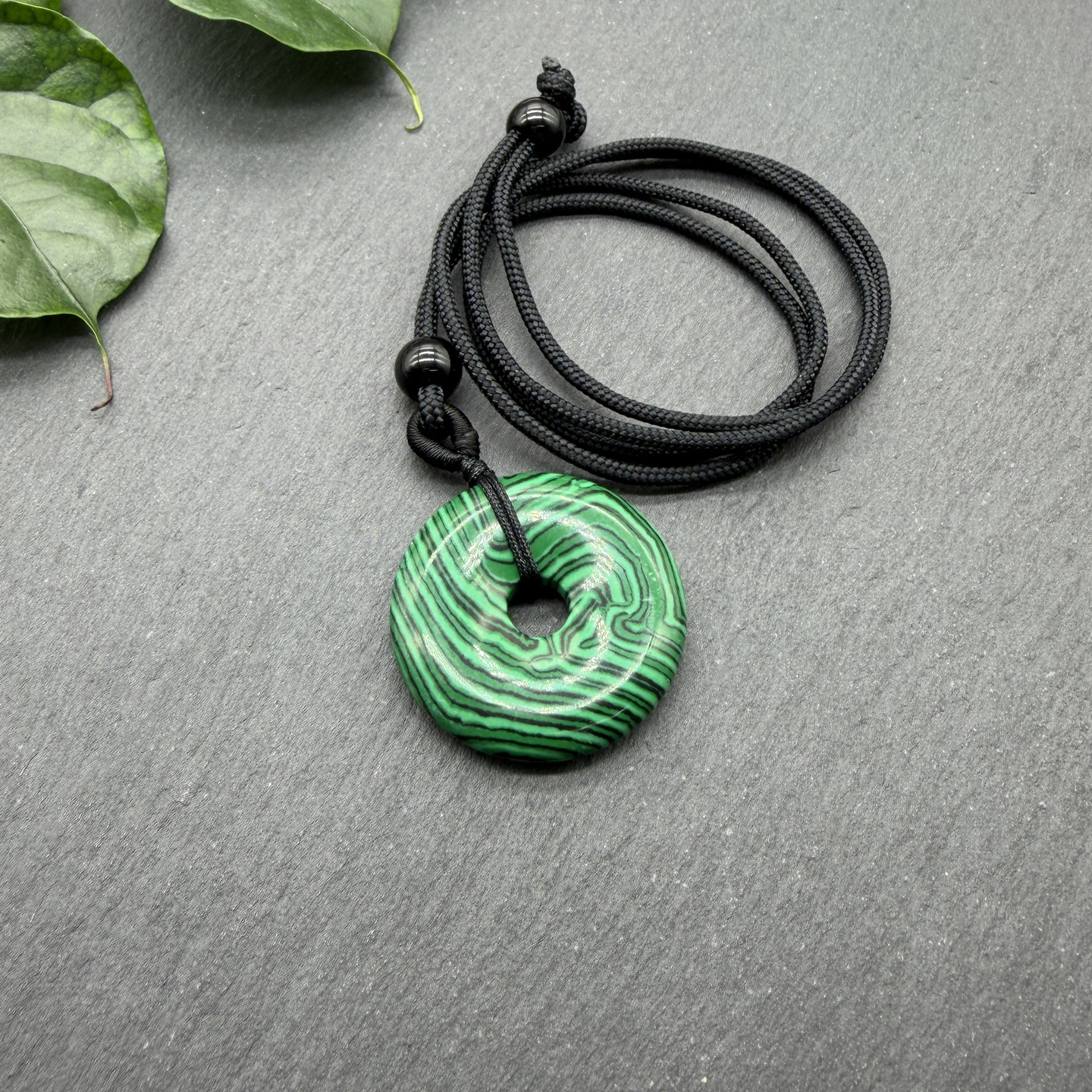 A piece of malachite