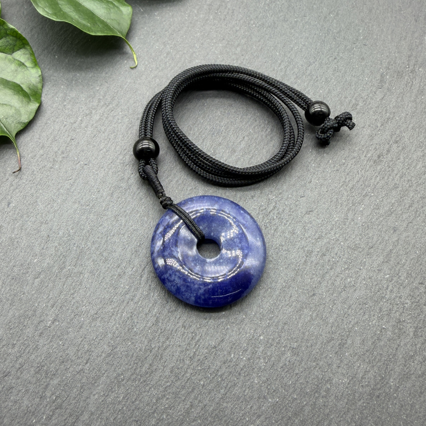 Blue aventurine bead strand