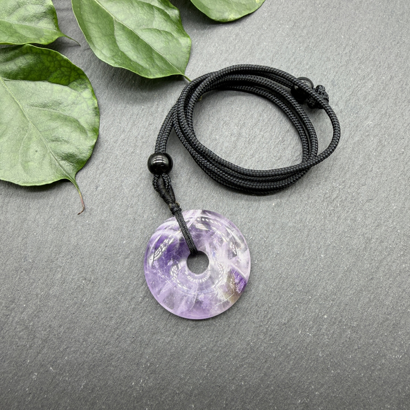 A piece of amethyst