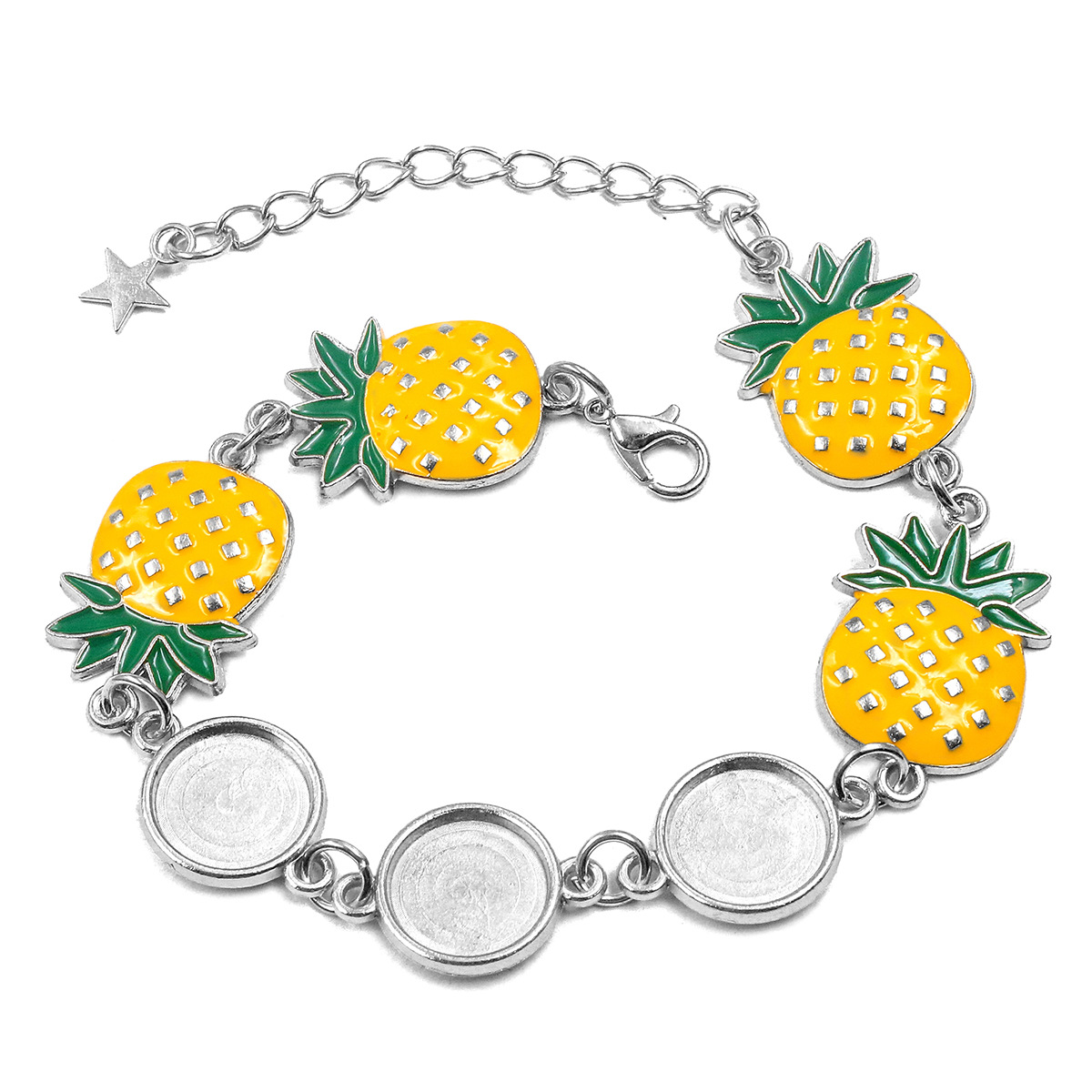 No. 10 White K Pineapple 11.9g, approximately 10.3cm