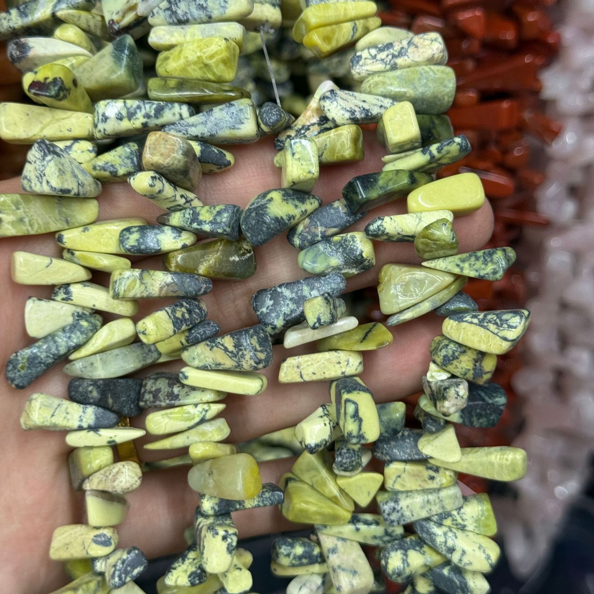 yellow turquoise