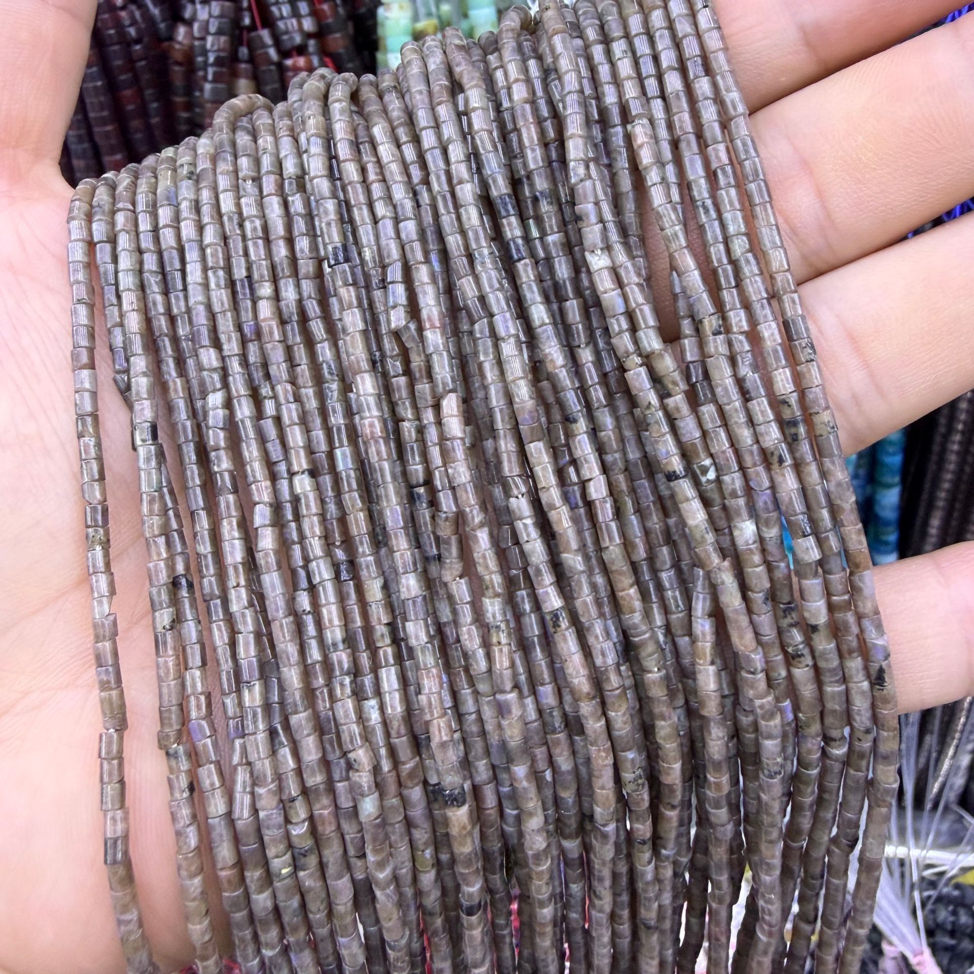 coffee labradorite