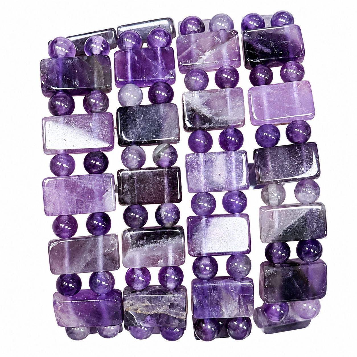 Natural amethyst hand sign