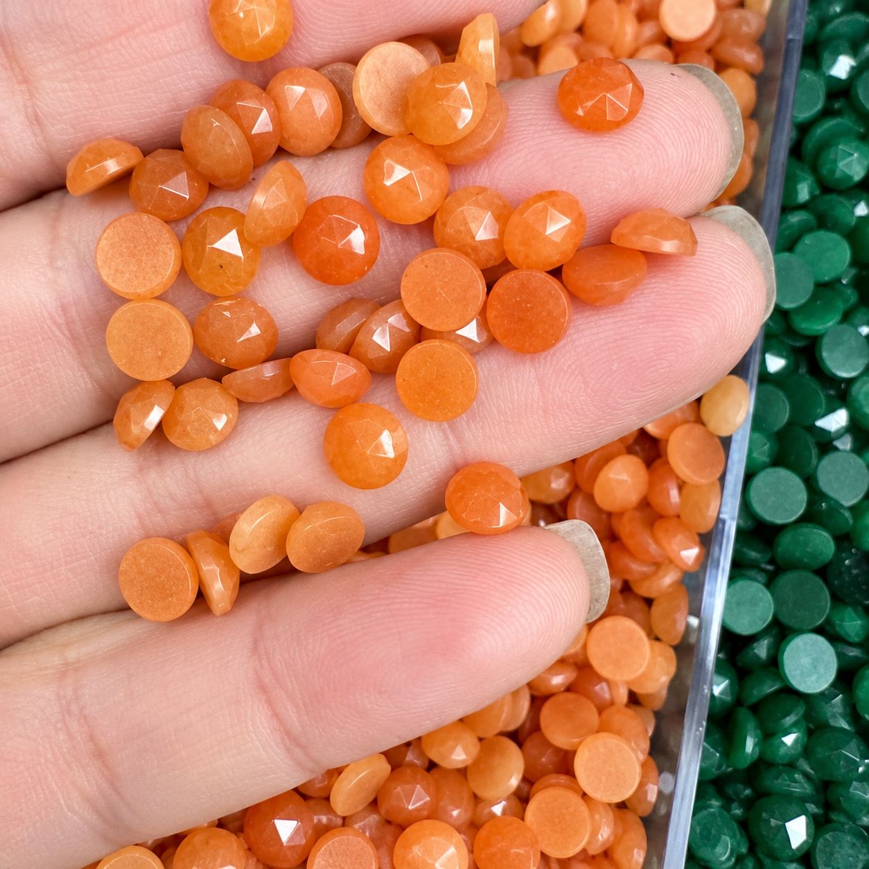 Orange jade