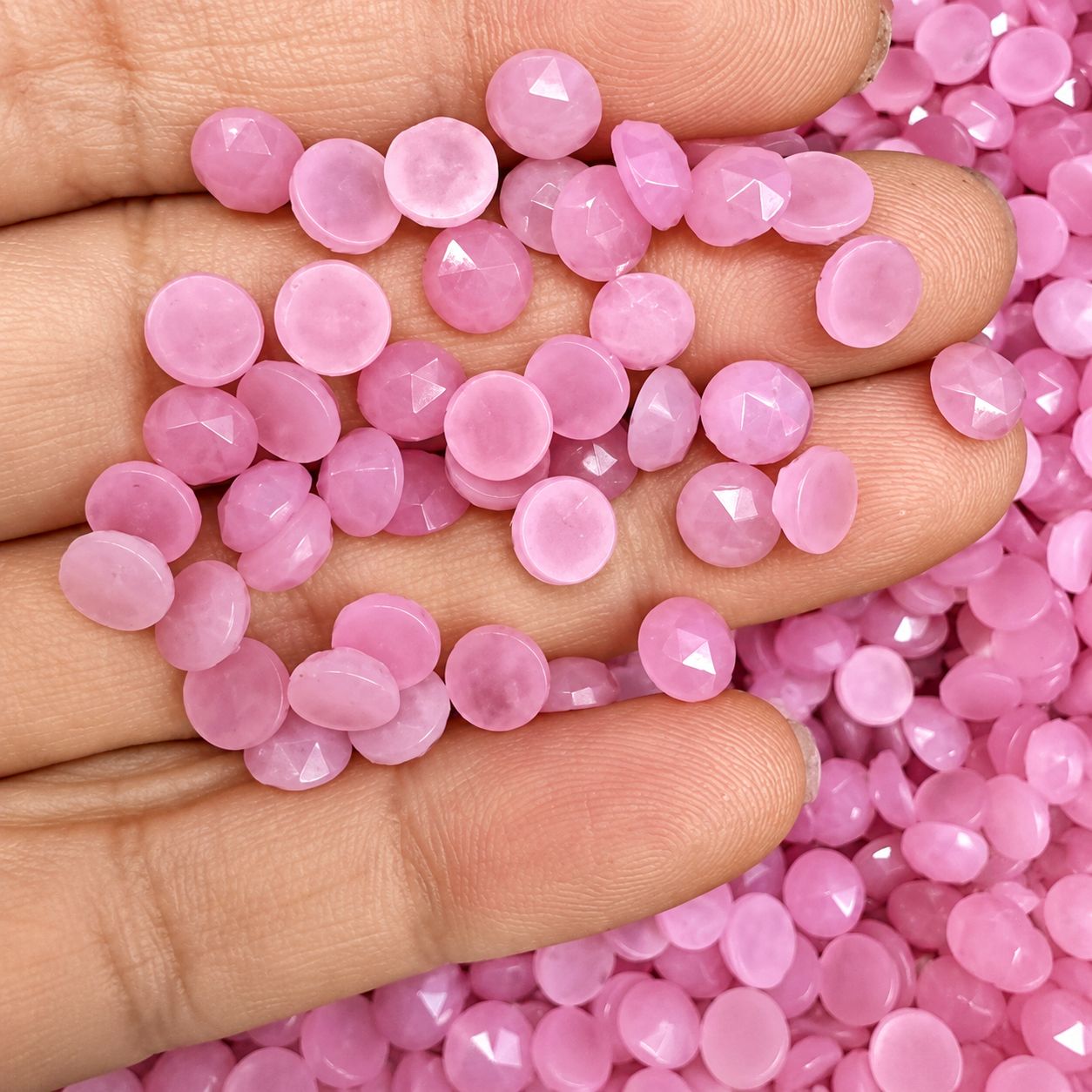 Pink jade