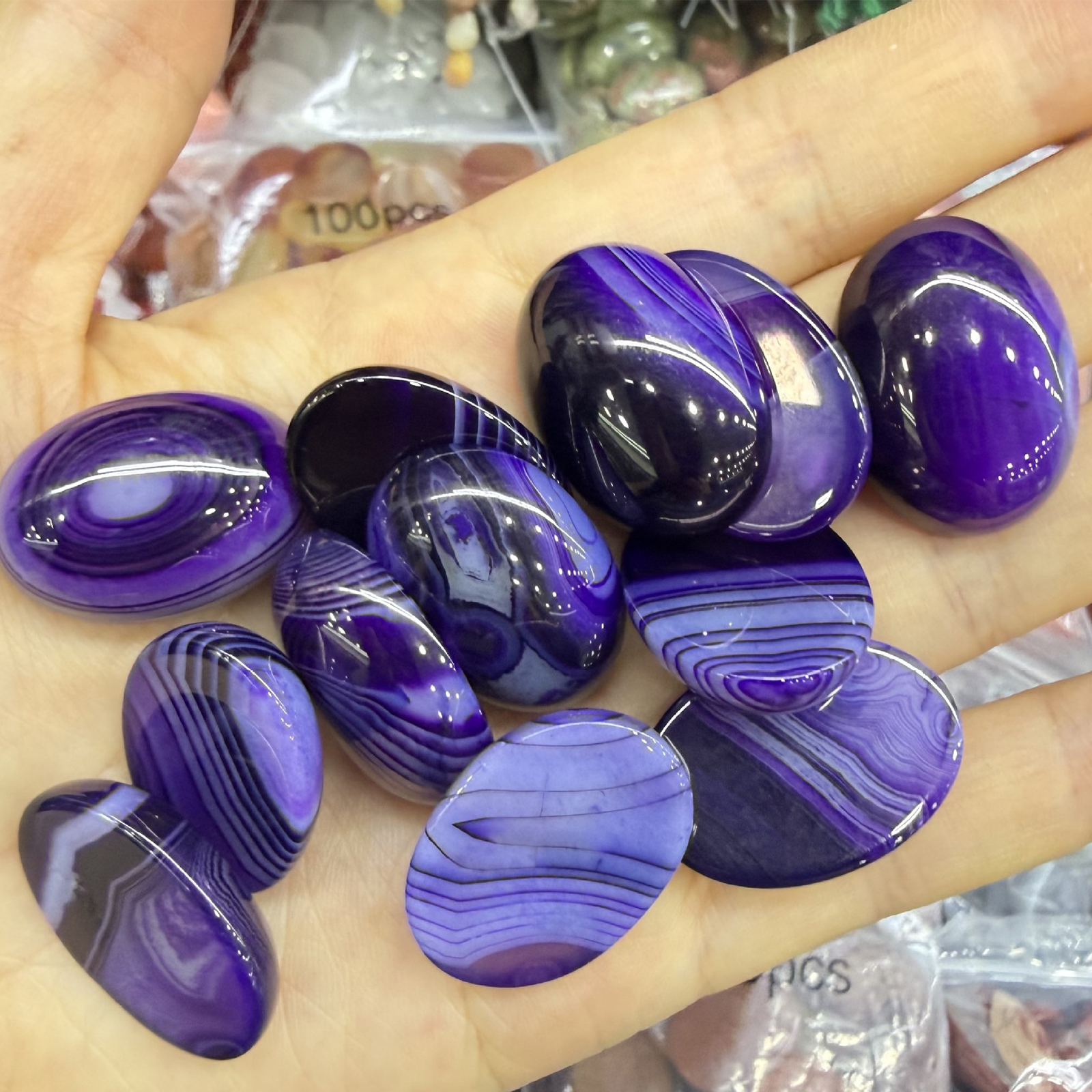 Purple agate