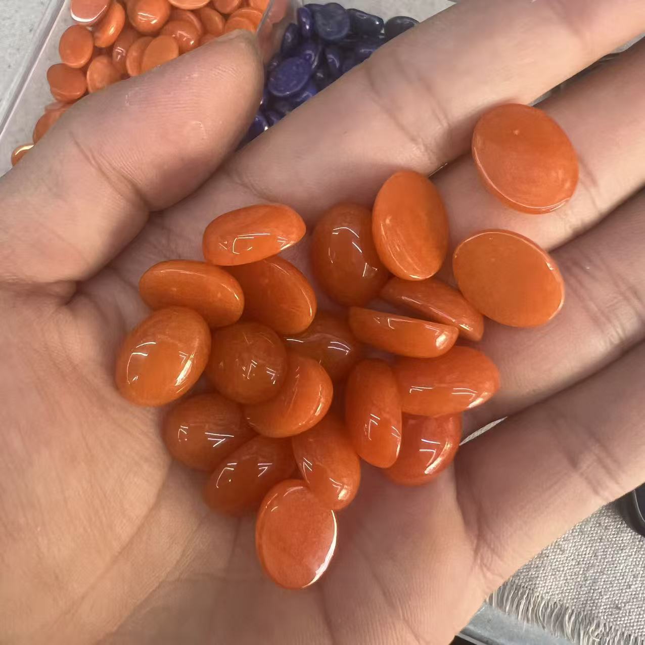orange red jade