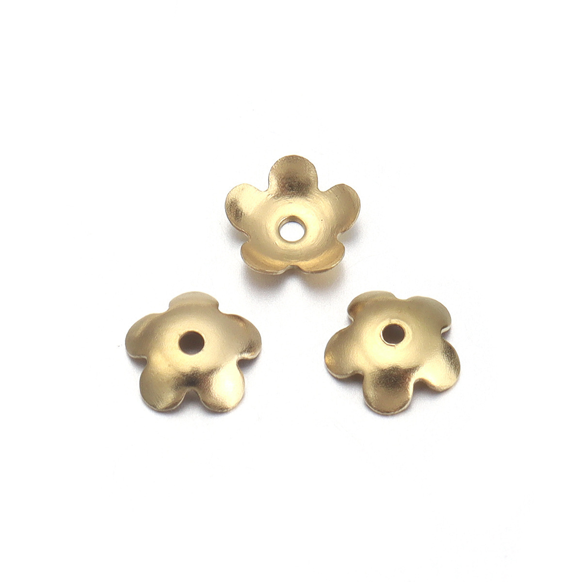 Pentagram gold 6mm
