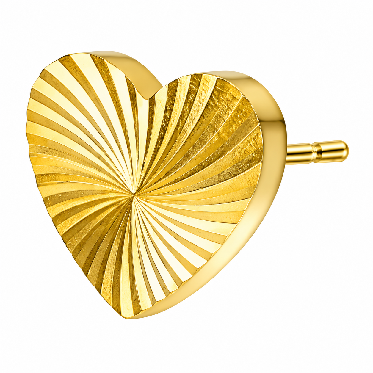 Heart style gold
