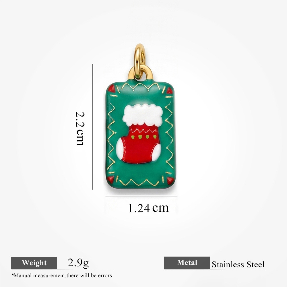 Rectangular sock pendant