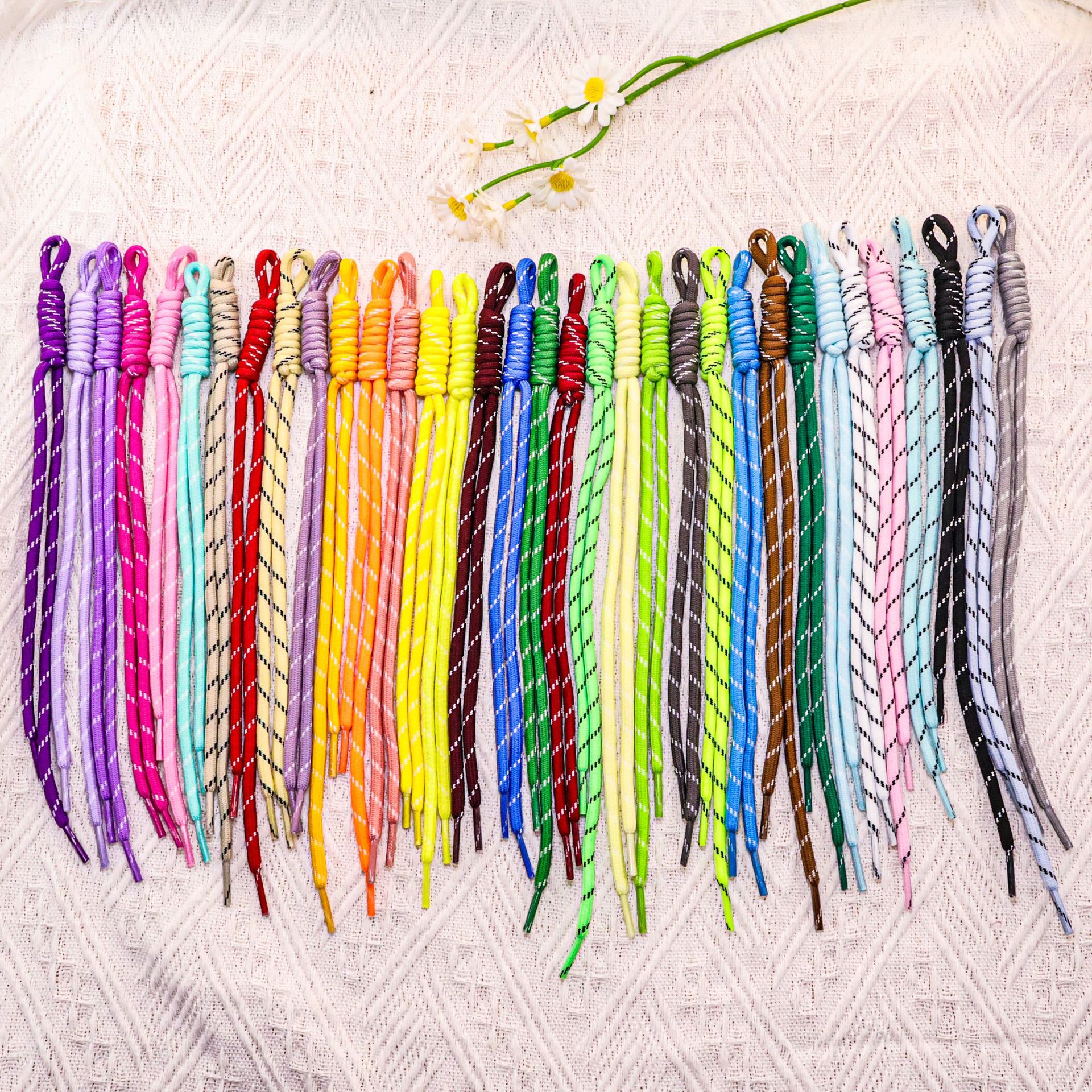 [Mixed Colors] Colorful Lace Double-Strand Cord
