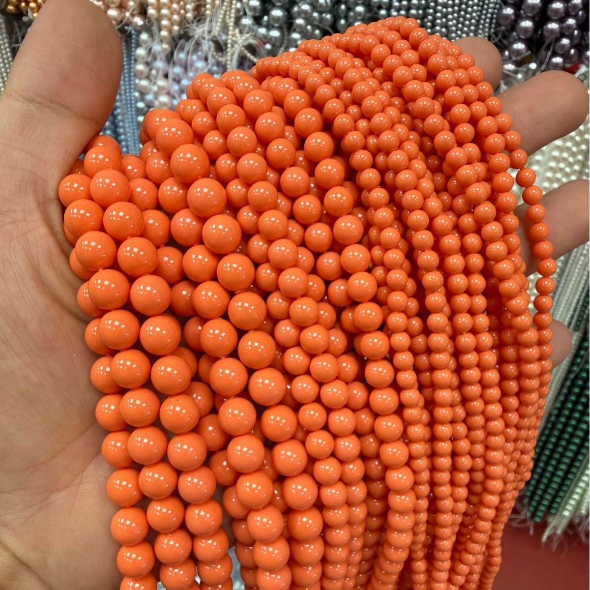 7A high-quality imitation Swarovski pearls (Image color 10)