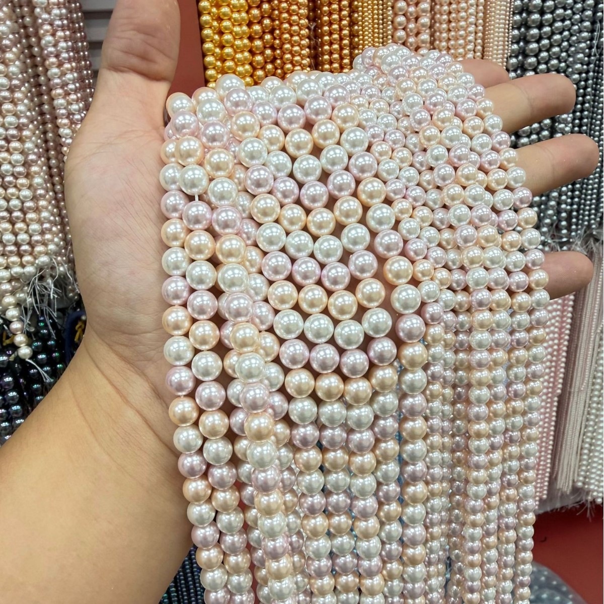 7A high-quality imitation Swarovski pearls (Image Color 11)