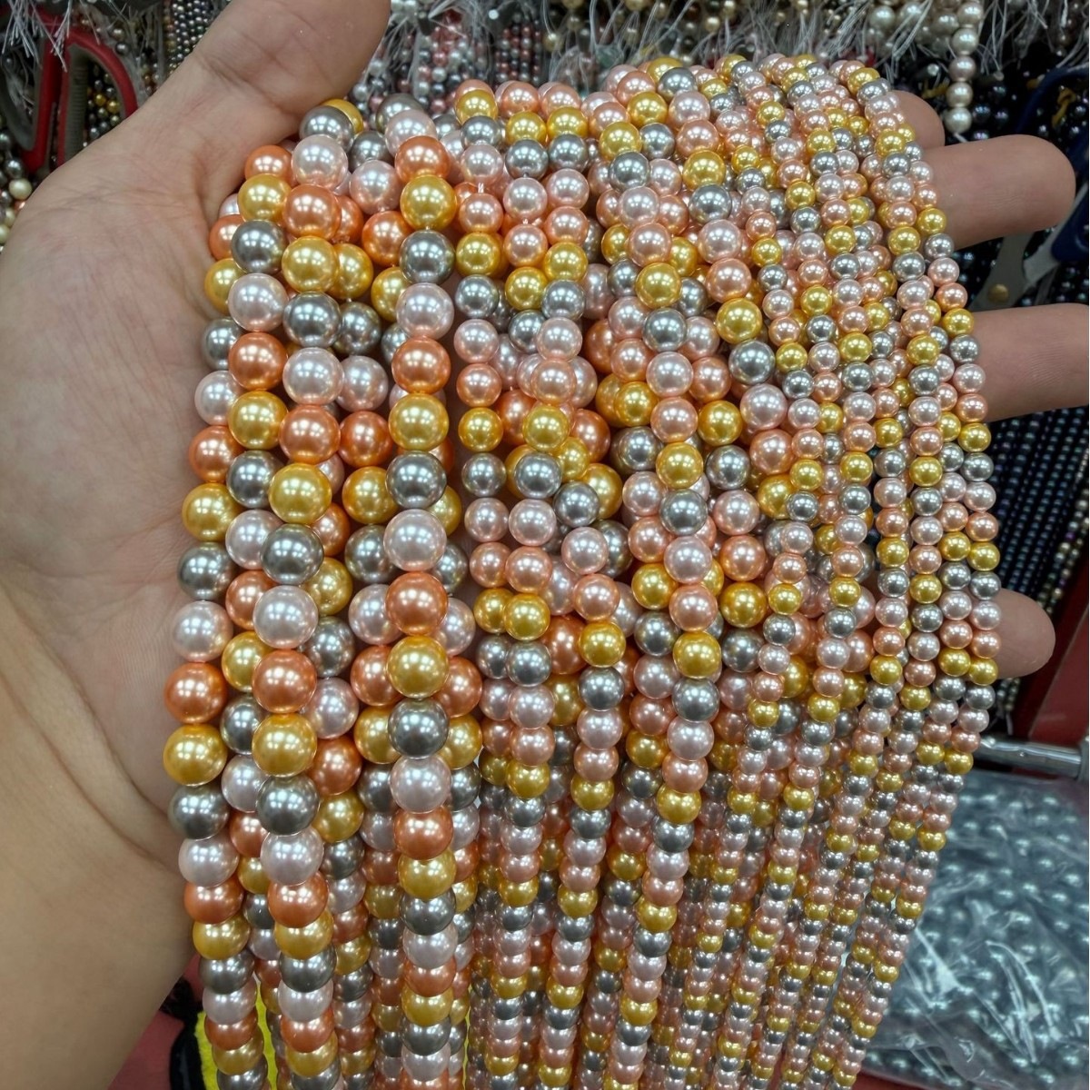 7A high-quality imitation Swarovski pearls (Image Color 17)
