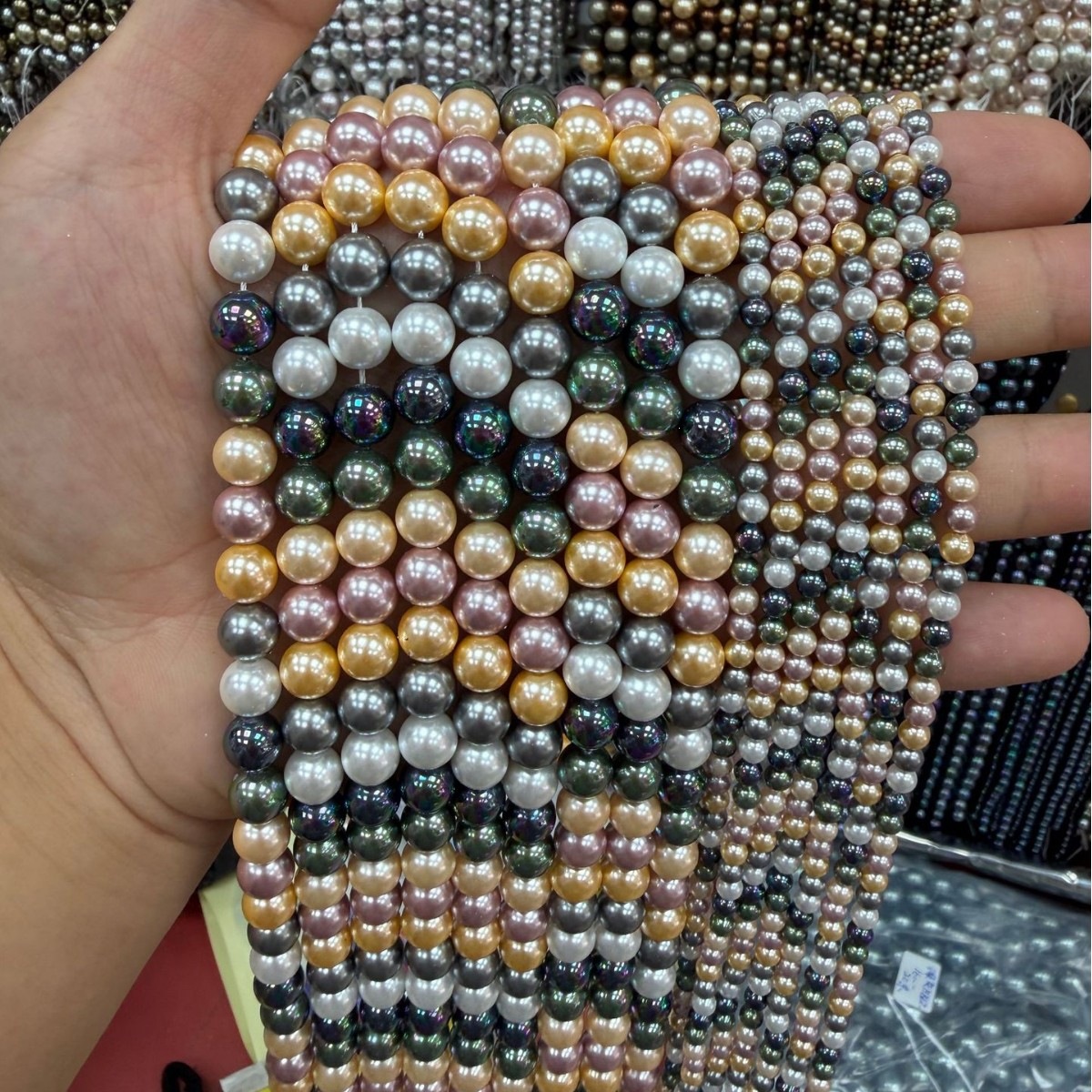 7A high-quality imitation Swarovski pearls (Image color 18)
