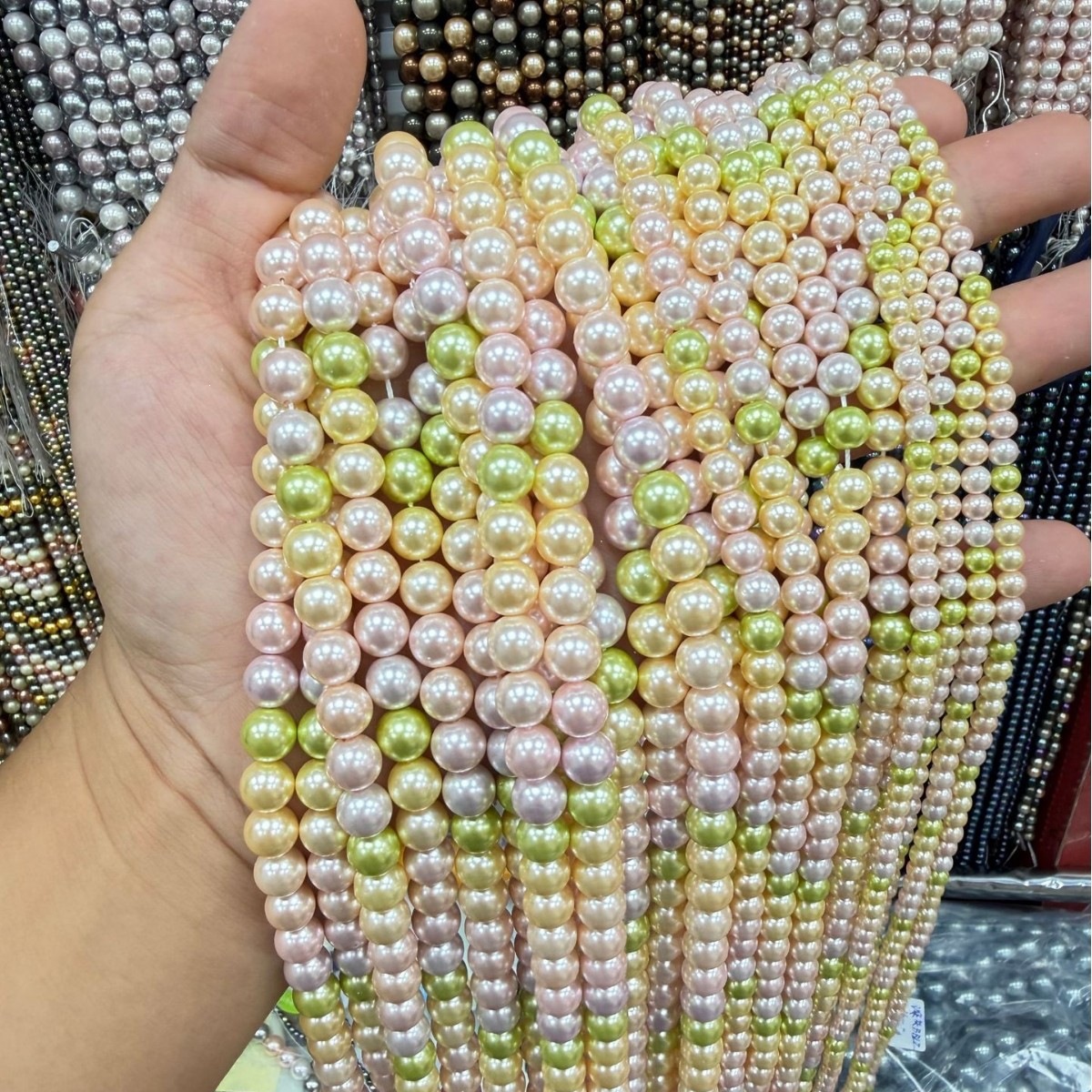 7A high-quality imitation Swarovski pearls (Image Color 21)