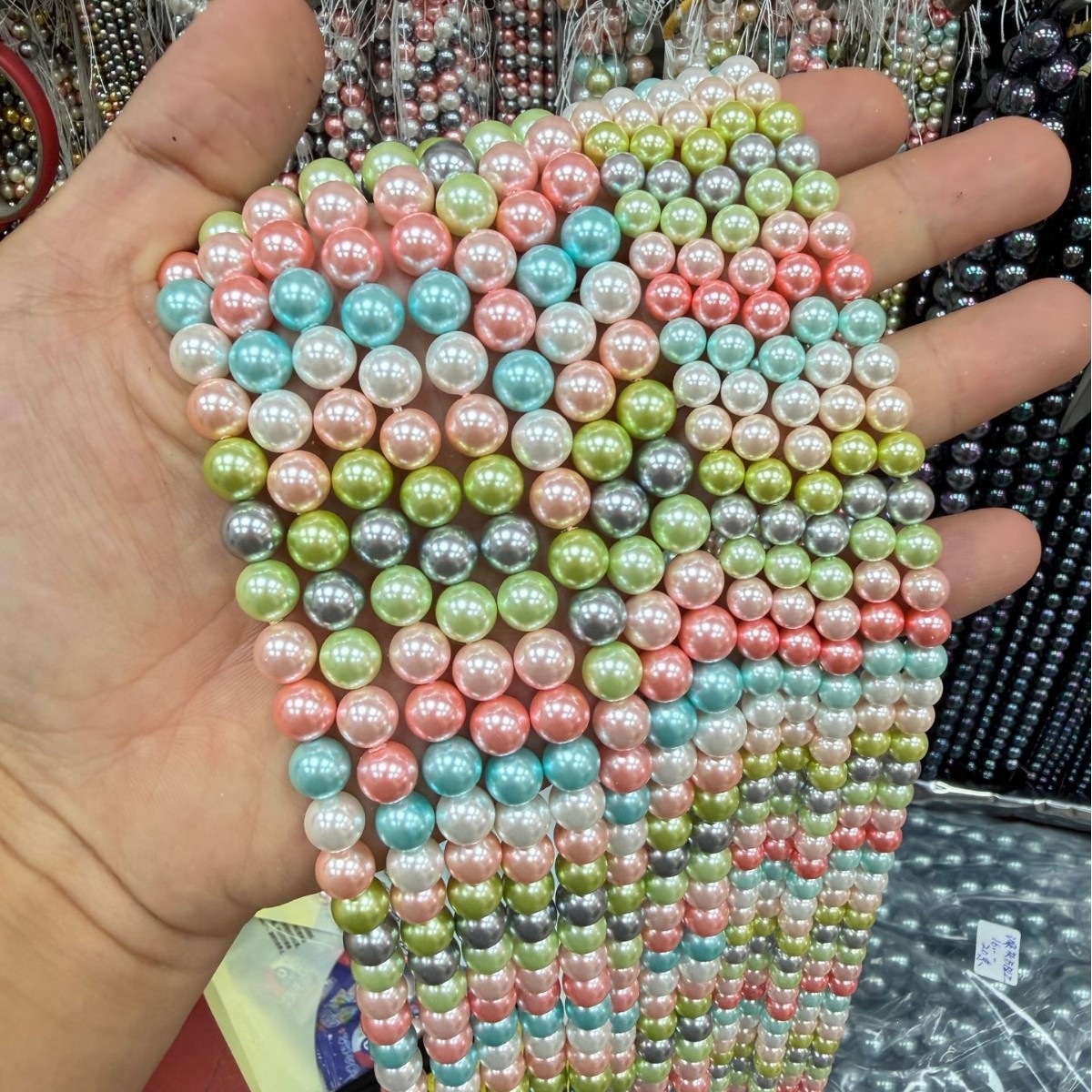 7A high-quality imitation Swarovski pearls (Image color 23)