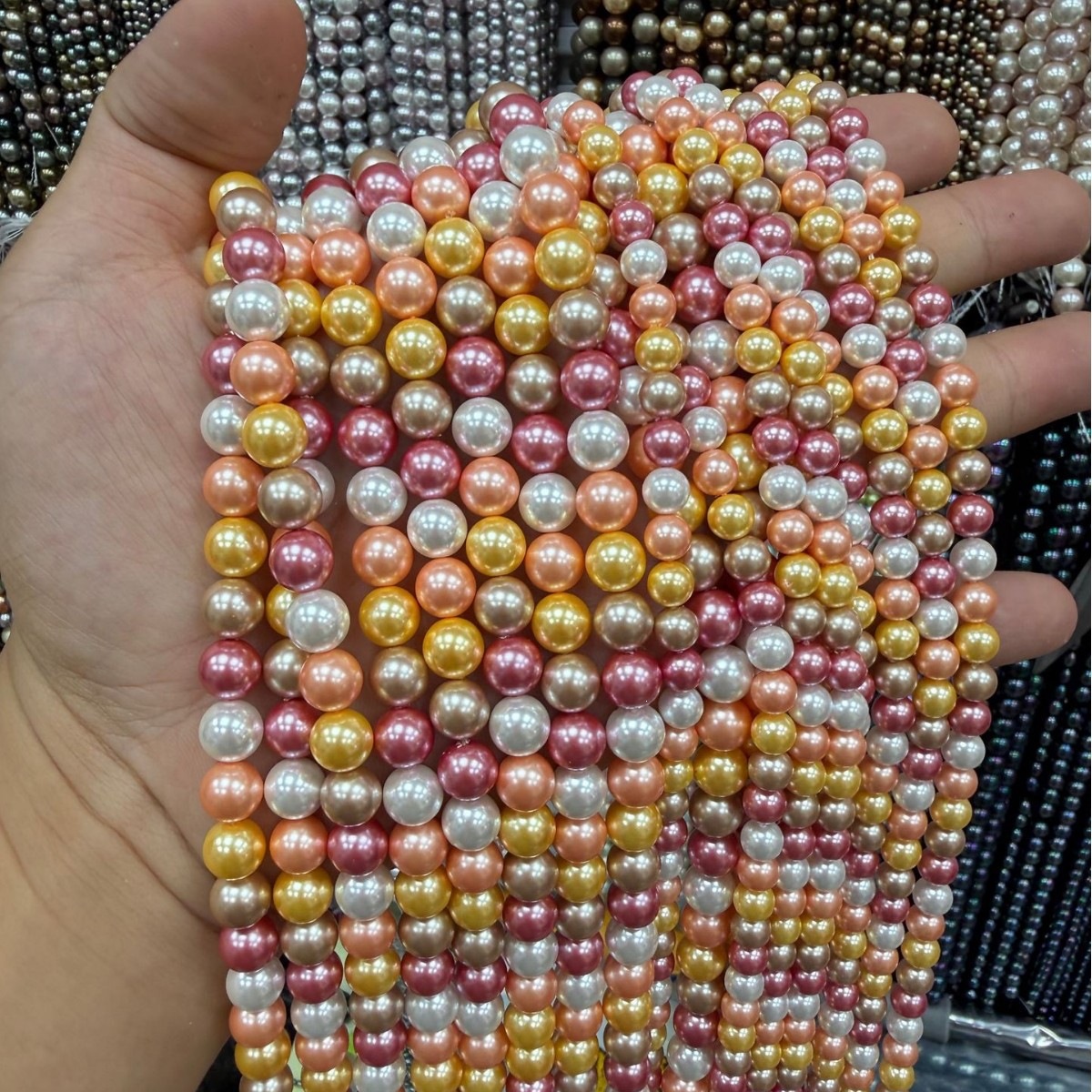 7A high-quality imitation Swarovski pearls (Image color 28)