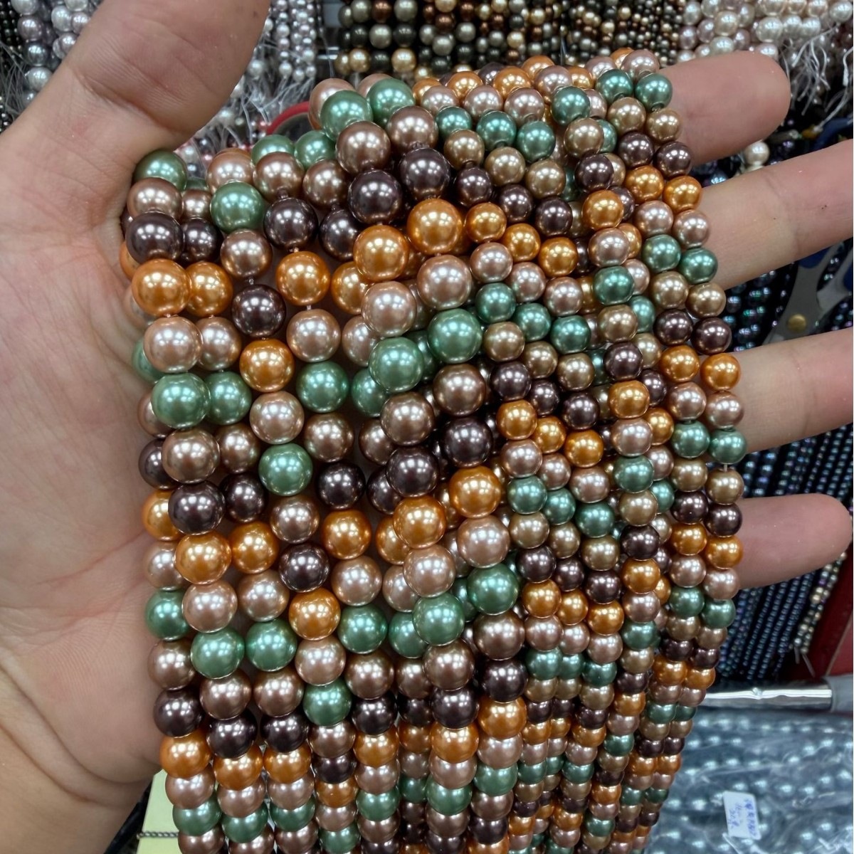 7A high-quality imitation Swarovski pearls (Image color 29)