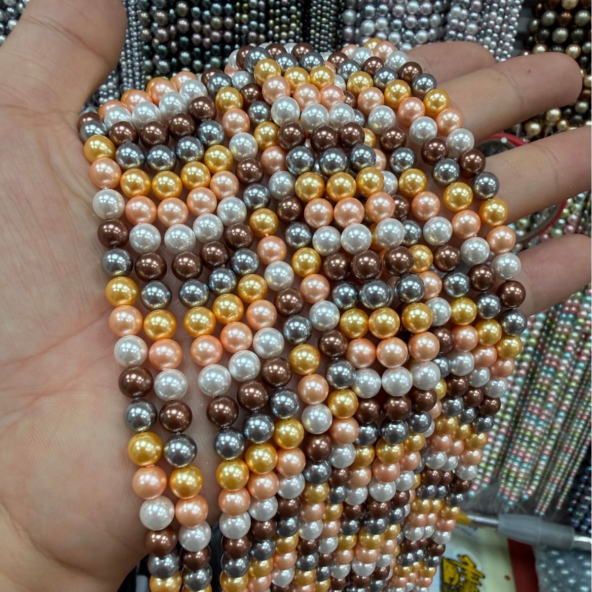 7A high-quality imitation Swarovski pearls (Image Color 32)
