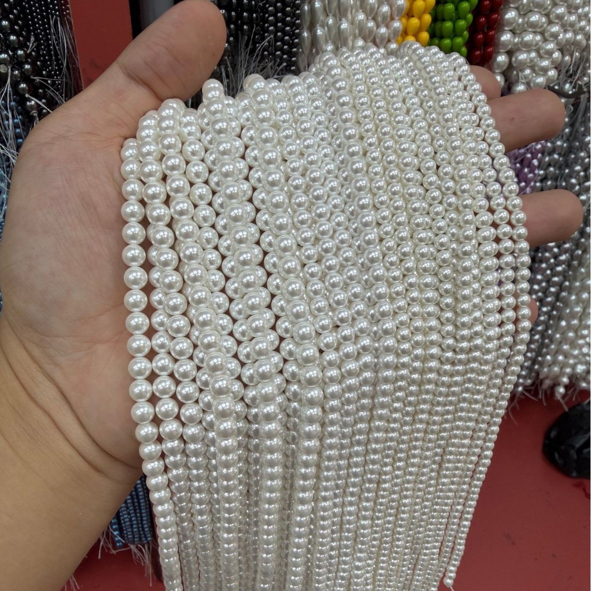 7A High-Quality Imitation Swarovski Pearls (White)