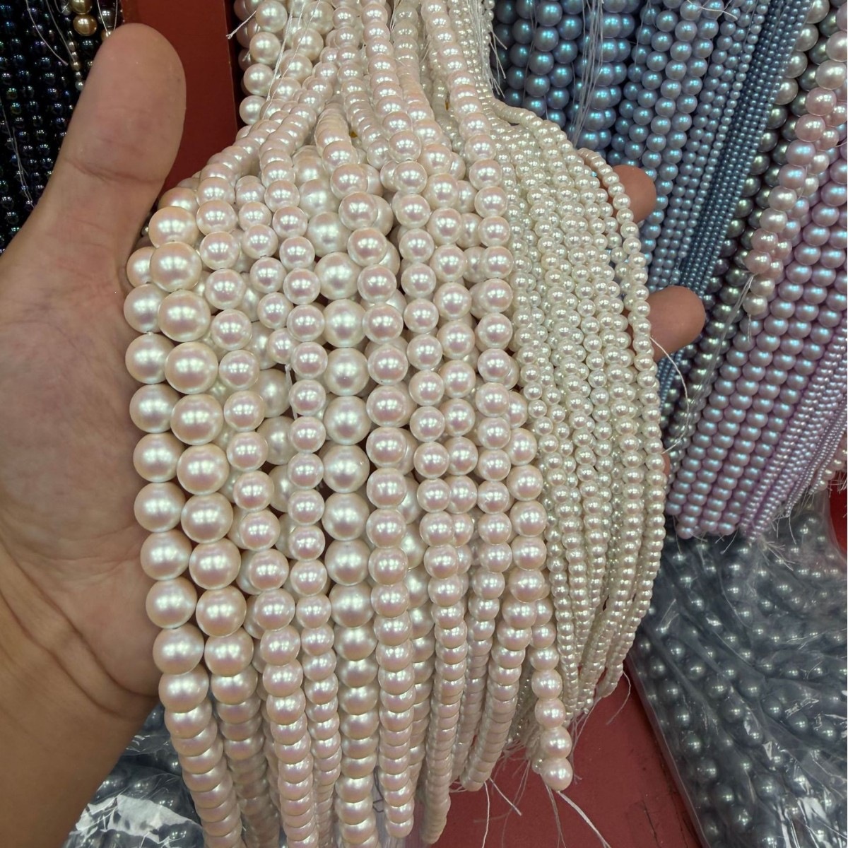 7A high-quality imitation Swarovski pearls (Image color 34)
